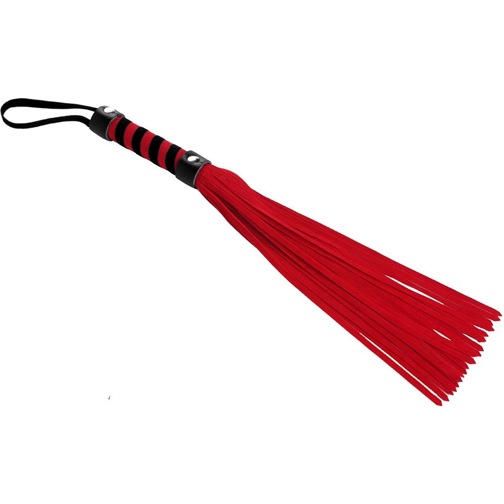 Bondage Slapper Bdsm Spanking Nubuck leather flogger whip 36 cm Secondary image