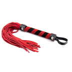 Bondage Slapper Bdsm Spanking Nubuck leather flogger whip 36 cm - image 3