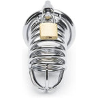 Small - Medium Stainless Steel Chastity Penis Cage - image 5