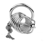 Small - Medium Stainless Steel Chastity Penis Cage - image 7