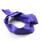 Purple Satin Blindfold Scarf - image 3