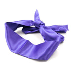 Purple Satin Blindfold Scarf - image 2