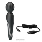 Pretty Love Walter Black Soft Silicone Wand Vibe massager - image 3