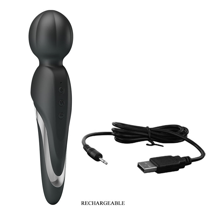 Pretty Love Walter Black Soft Silicone Wand Vibe massager - image 3