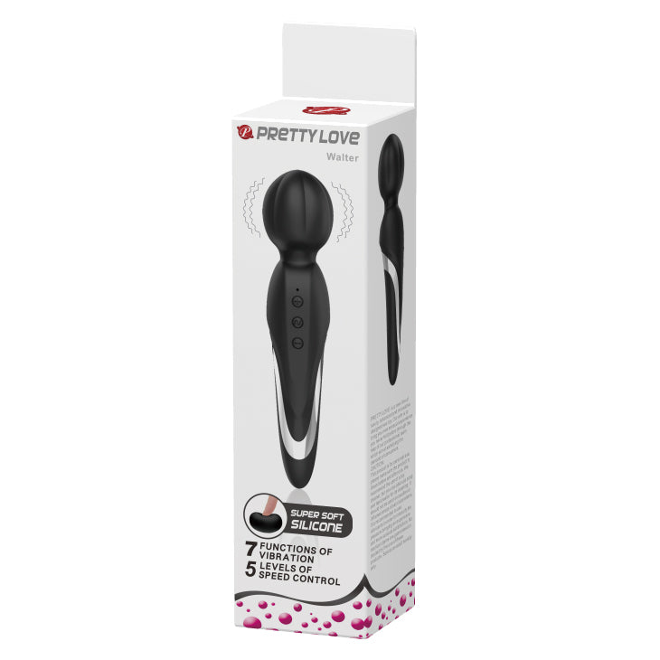 Pretty Love Walter Black Soft Silicone Wand Vibe massager - image 4