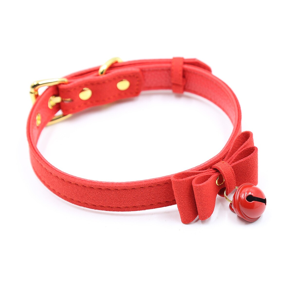 Red Kitty Collar with Bell - image 5