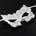 White Embroidered Eye Mask - image 4