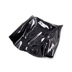 Black shiny Catwoman Mask Hood - image 7