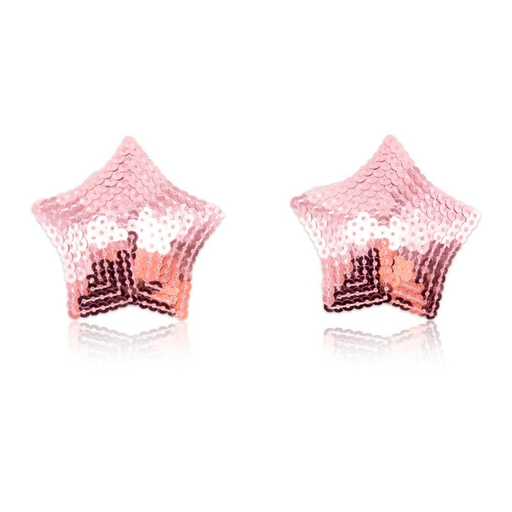 Pink Sparkling Star Nipple Covers