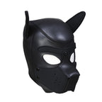 Large size Bondage Dog Puppy Neoprene Hood
