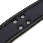 Black Neoprene Bondage Puppy collar O/S - image 5