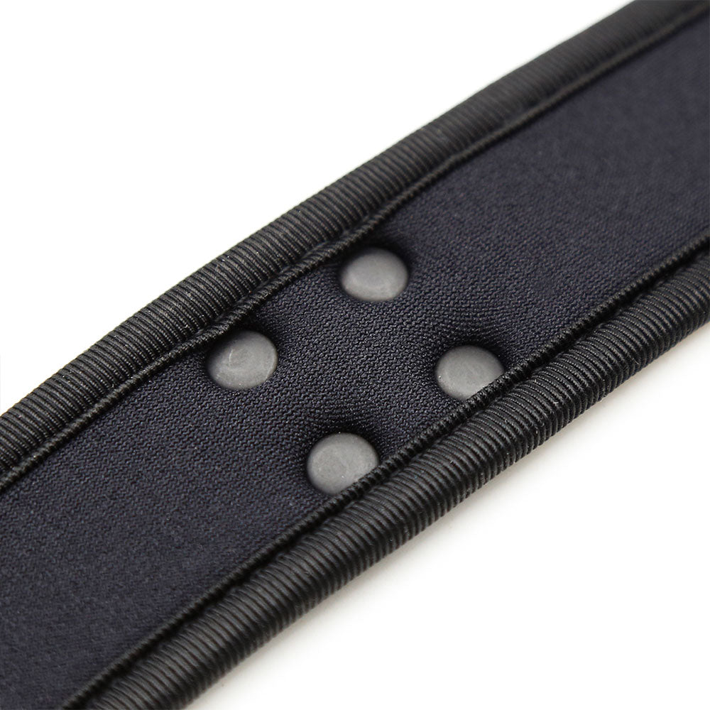 Black Neoprene Bondage Puppy collar O/S - image 5