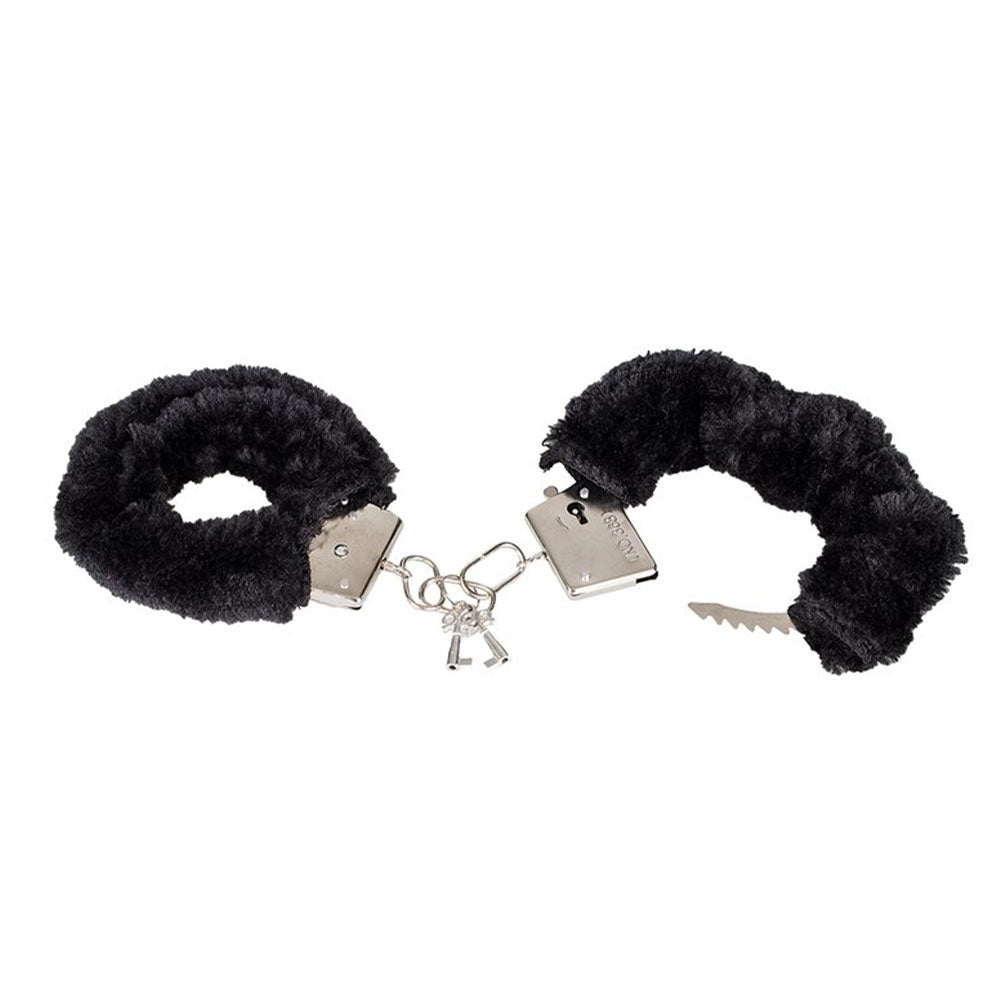 Naughty Toys Furry Wrist Cuffs Black - image 5