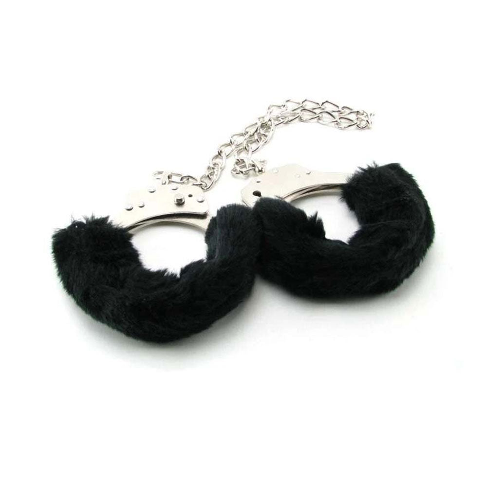 Naughty Toys Furry Ankle Cuffs Black - image 4
