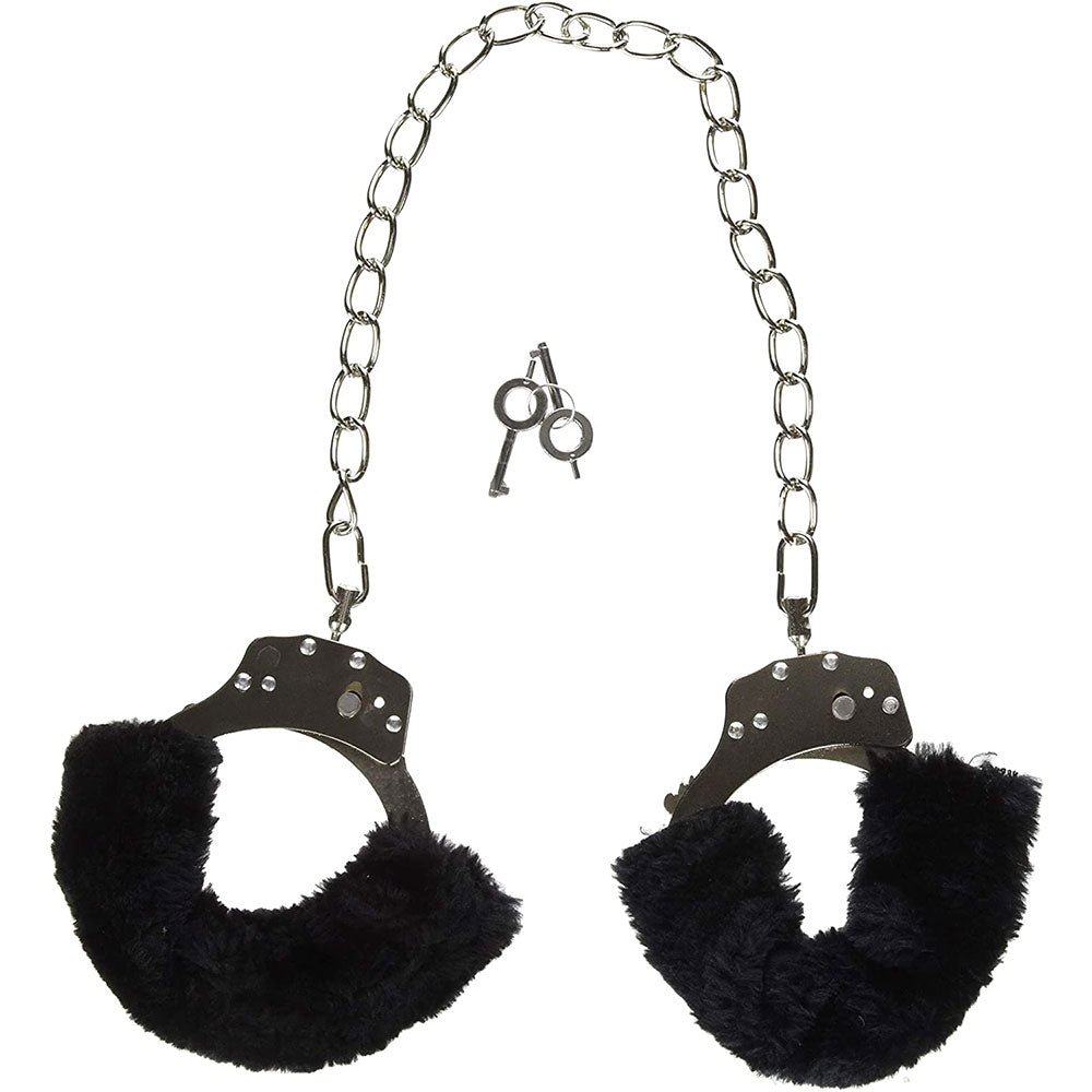 Naughty Toys Furry Ankle Cuffs Black Main image