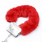Naughty Toys Furry Wrist Cuffs Red - image 6