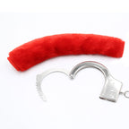 Naughty Toys Furry Wrist Cuffs Red - image 7