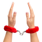 Naughty Toys Furry Wrist Cuffs Red - image 3