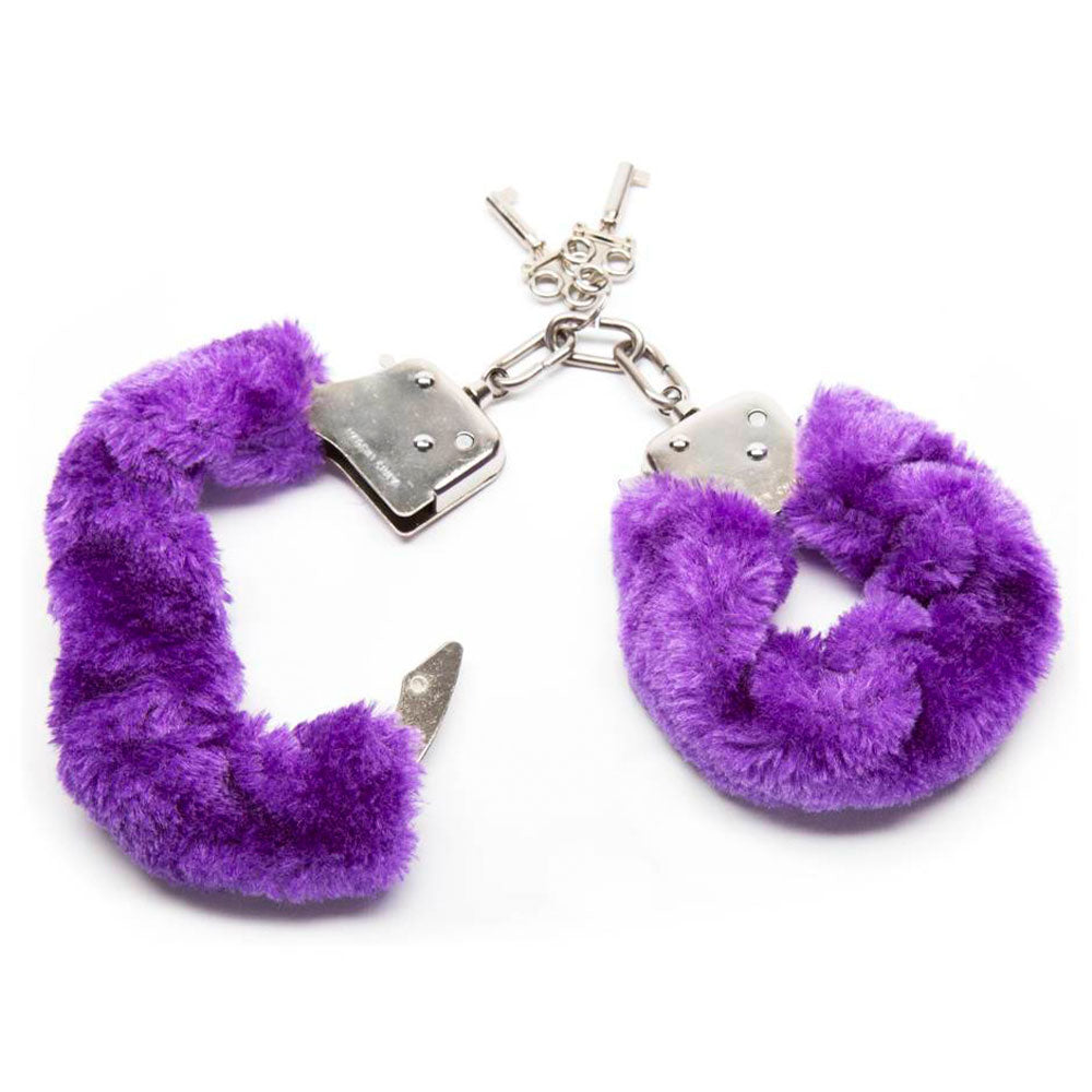 Naughty Toys Furry Wrist Cuffs Purple - image 4