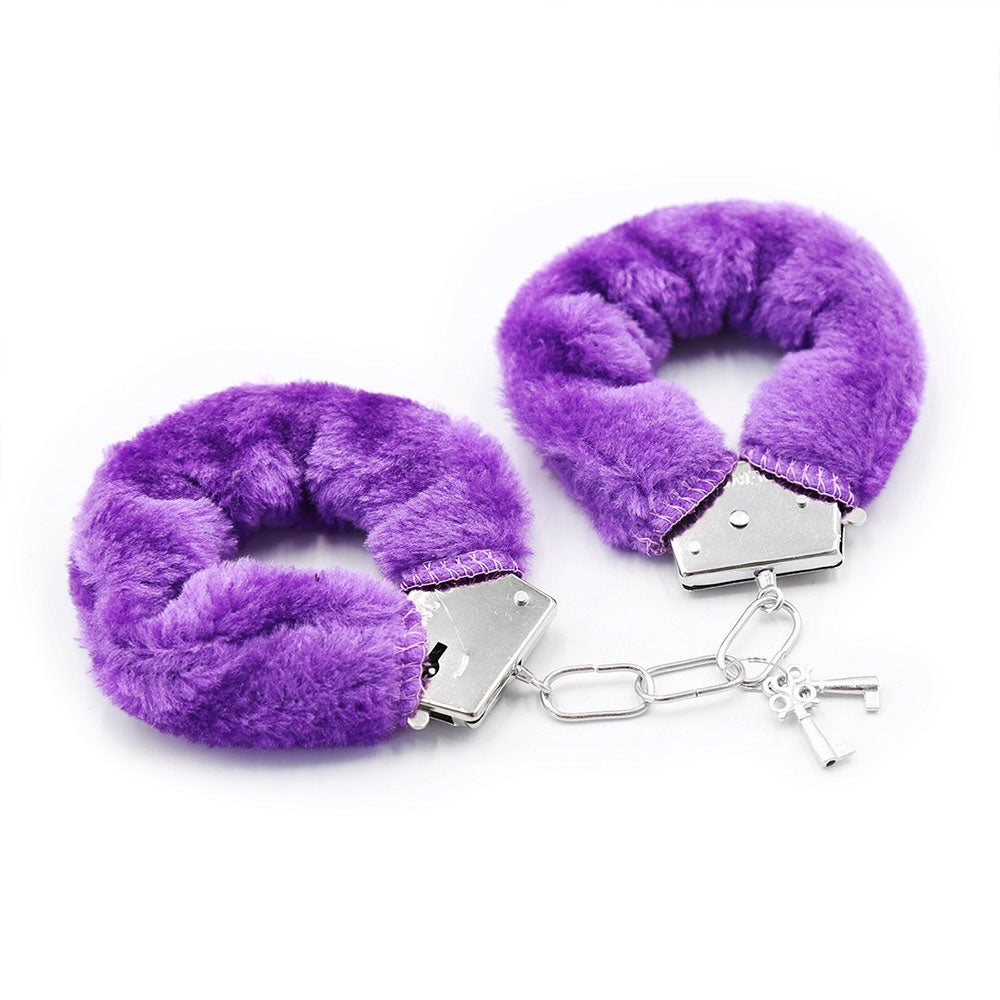 Naughty Toys Furry Wrist Cuffs Purple - image 5