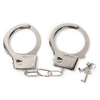 Fetish Play Pink Furry Metal Handcuffs - image 6