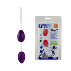 Unisex Twins Anal Balls Purple