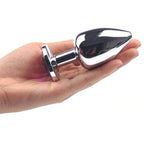 LARGE Clear Crystal Metal Butt Plug Anal Jewel 9 cm - image 7