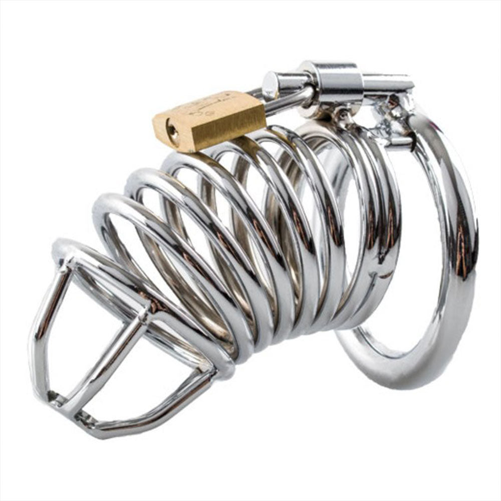 Stainless Steel Chastity Penis Cage M-L