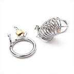 Stainless Steel Chastity Penis Cage M-L - image 7