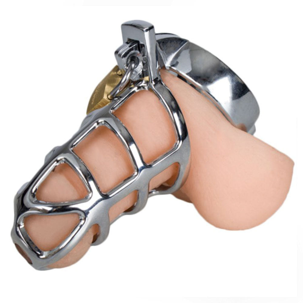 Gladiators Steel Cock cage with Locker L Δευτερεύουσα εικόνα προϊόντος