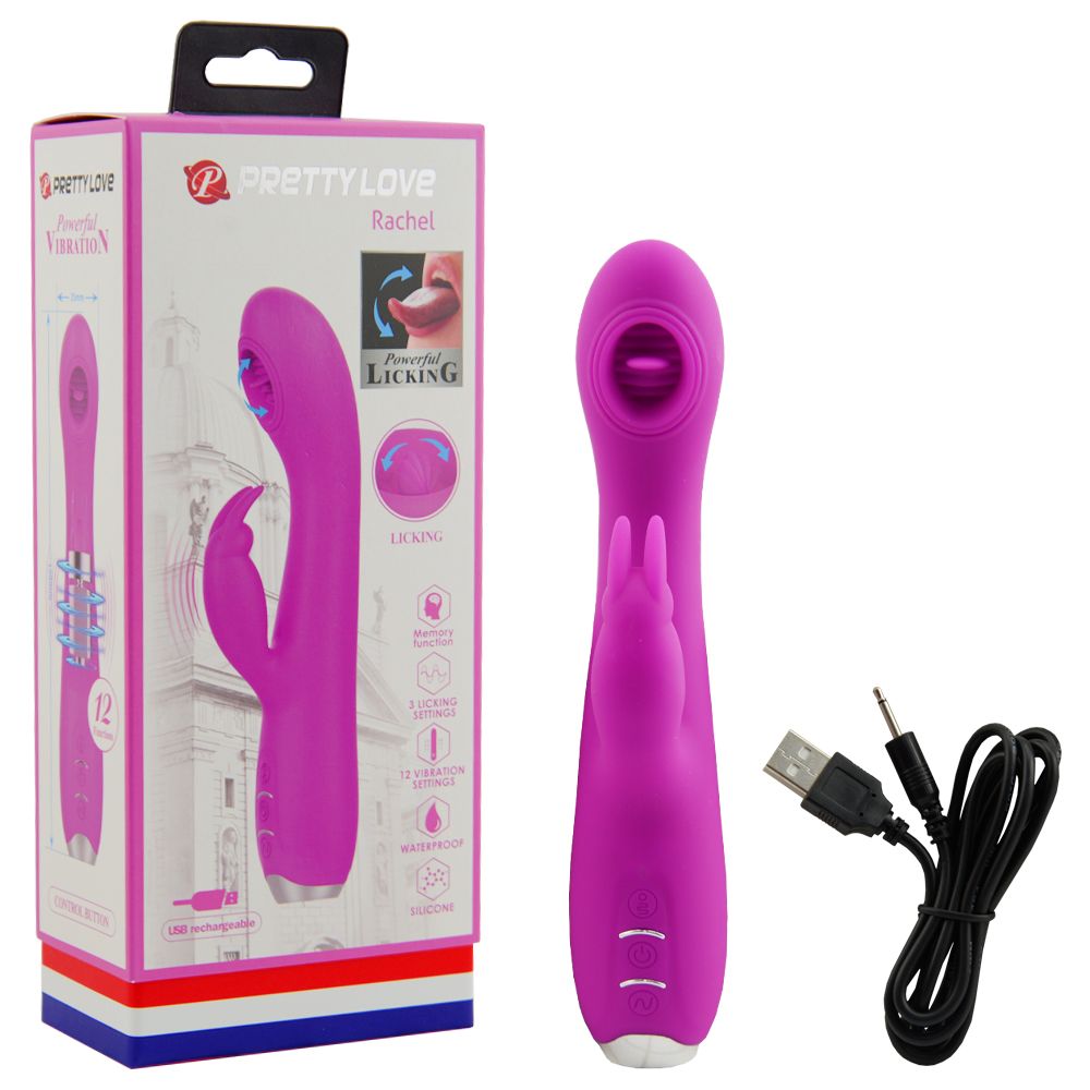 Pretty Love Rachel Rabbit Vibe 19 cm Δευτερεύουσα εικόνα προϊόντος