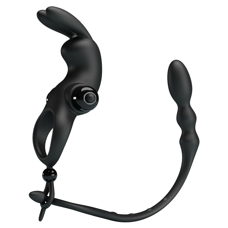 PRETTY LOVE vibrating cock ring with anal stimulator Κύρια εικόνα προϊόντος