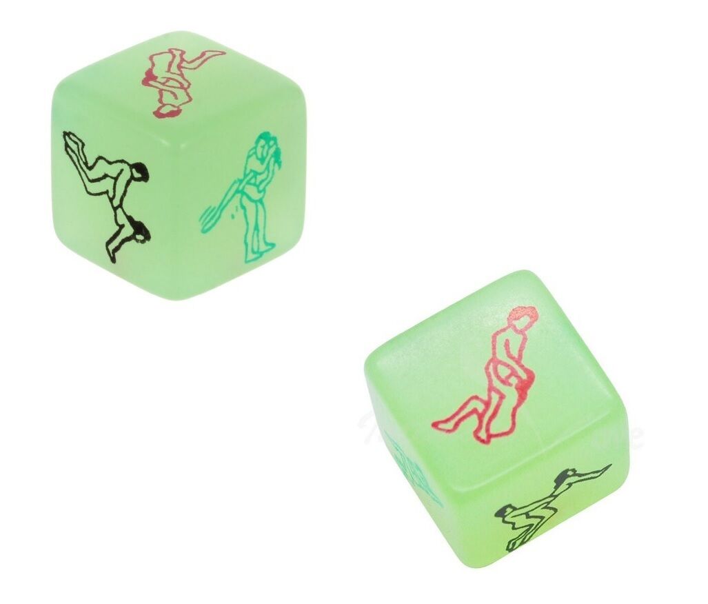 Glow in the Dark Sex Position Dice Κύρια εικόνα προϊόντος