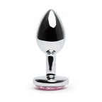 SMALL Heart Base Metal butt plug Pink 7 cm - image 6