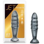 Jet Destructor Butt Plug with suction Black 27 cm