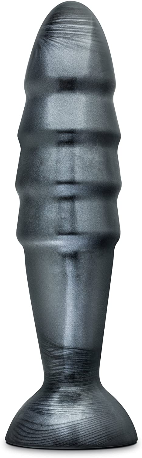 Jet Destructor Butt Plug with suction Black 27 cm