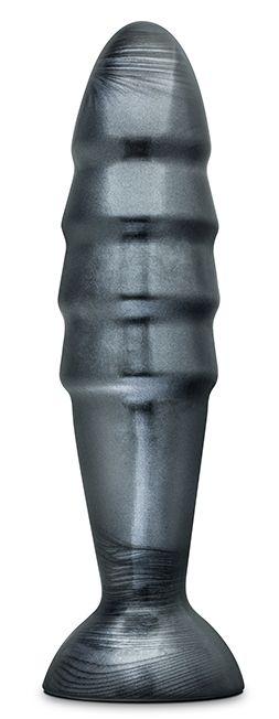 Jet Destructor Butt Plug with suction Black 27 cm - image 6