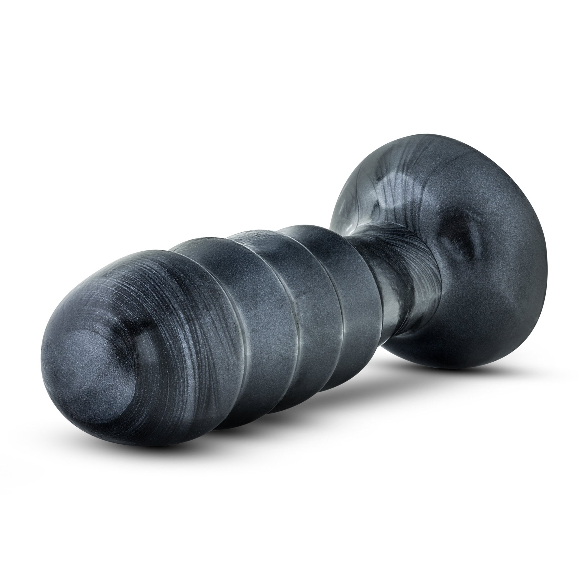 Jet Destructor Butt Plug with suction Black 27 cm