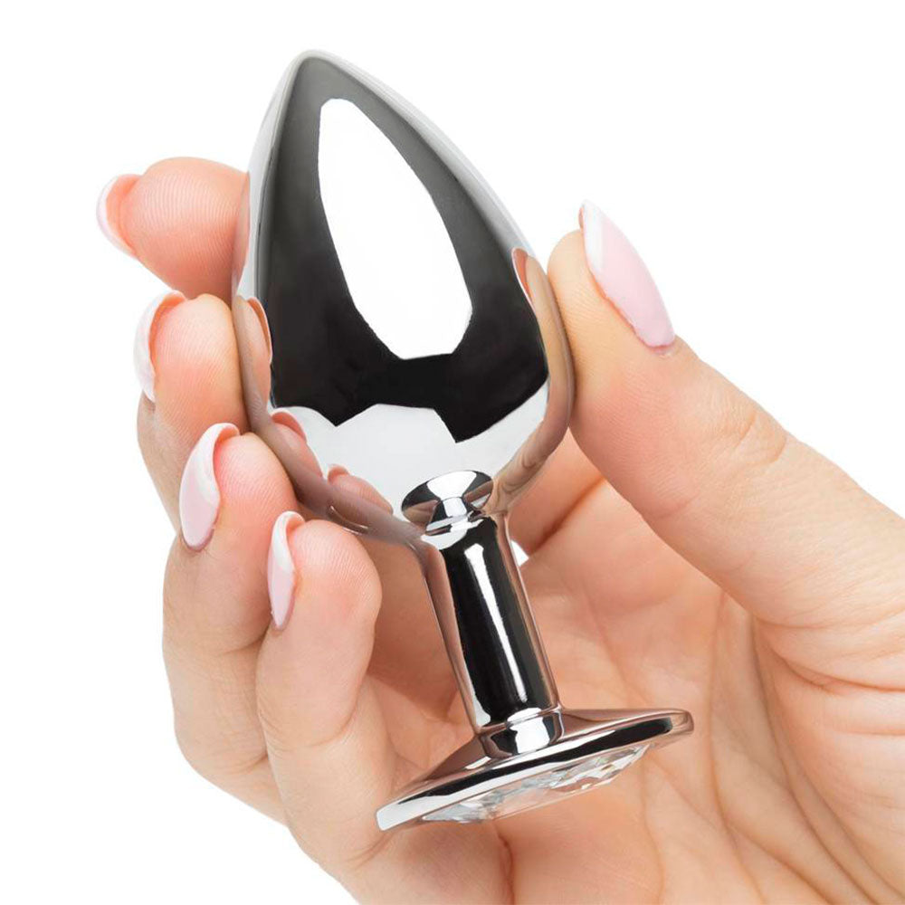 MEDIUM Heart Base Metal butt plug Pink 8 cm - image 5