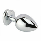 LARGE Heart Base Metal butt plug Pink 9 cm - image 4