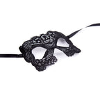 Black Embroidered Eye Mask - image 2