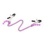 Naughty Toys Adjustable Nipple clamps with Chain