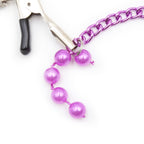 Naughty Toys Adjustable Nipple clamps with Chain - image 4