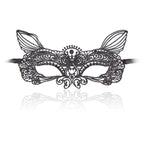 Naughty Toys Black Embroidered Eye Cat Mask