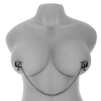 Naughty Toys Stimulating Nipple Clamps with Chain - image 2