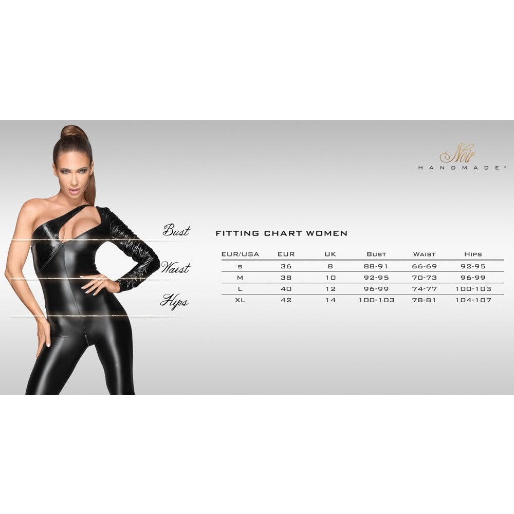 Noir Handmade Powerwetlook Pencil Dress - image 5