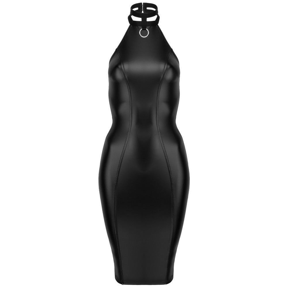 Noir Handmade Powerwetlook Pencil Dress - image 2