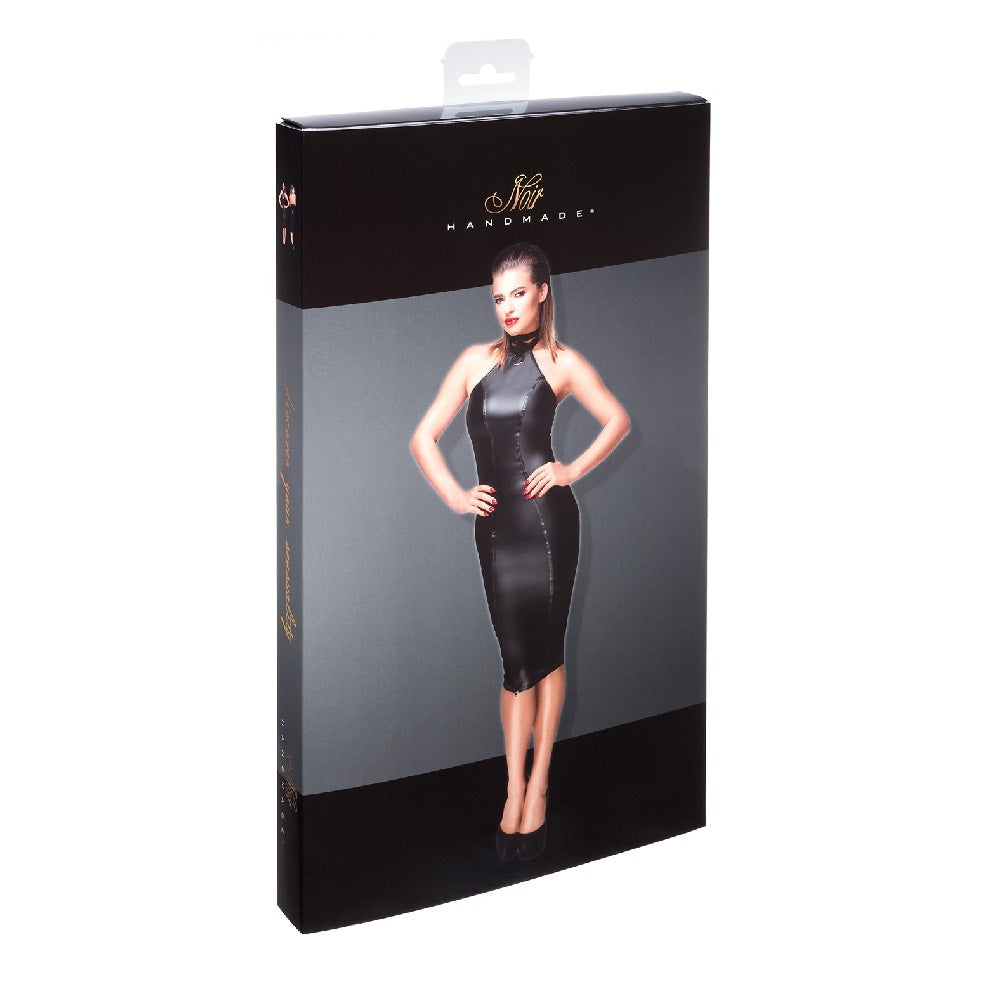 Noir Handmade Powerwetlook Pencil Dress - image 7