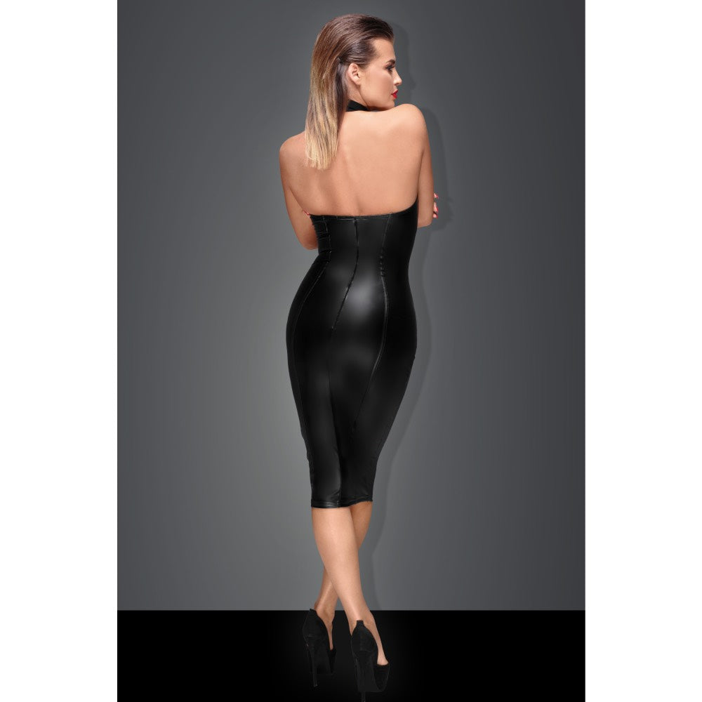 Noir Handmade Powerwetlook Pencil Dress - image 6