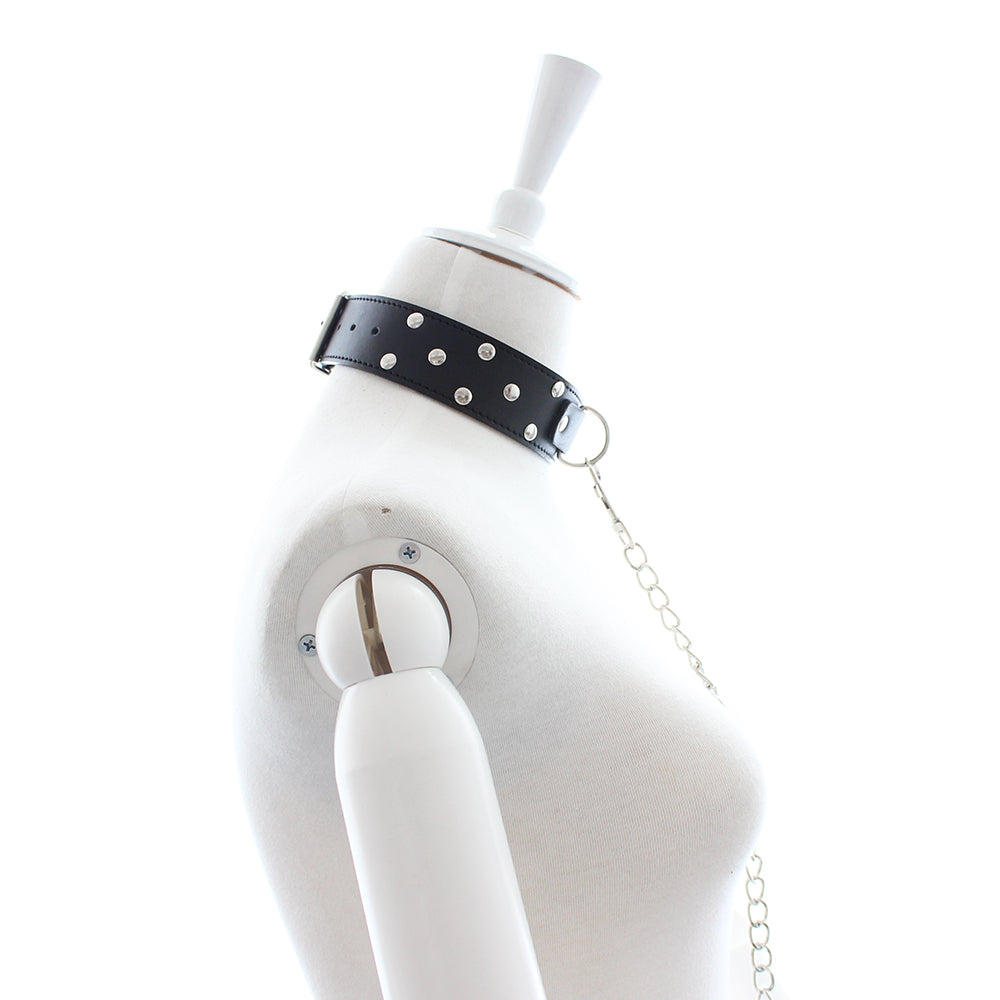 Naughty Toys Studded Collar with Leash - image 5
